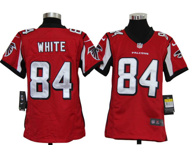 NFL South Jersey Atlanta Falcons 84 Alabama Roddy Nike Youth Red